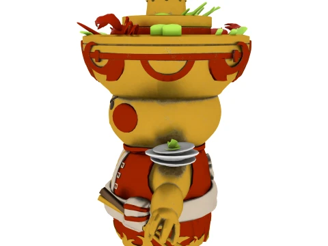 Cartoon characters 3D Model