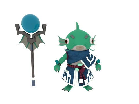 Cartoon characters 3D Model