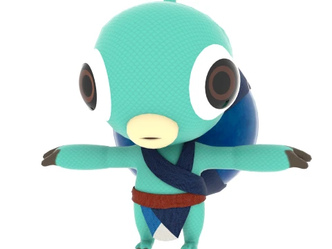 Cartoon characters 3D Model