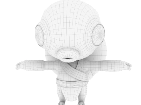 Cartoon characters 3D Model