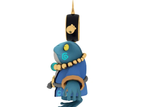 Cartoon characters 3D Model