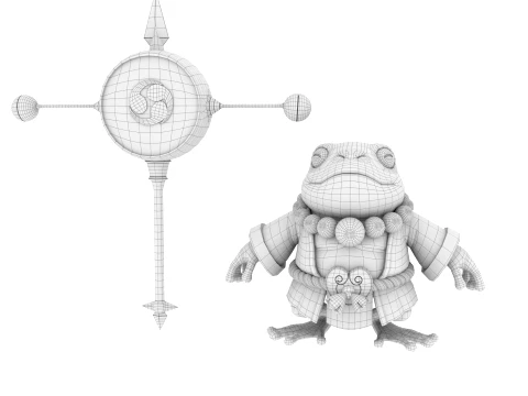 Cartoon characters 3D Model