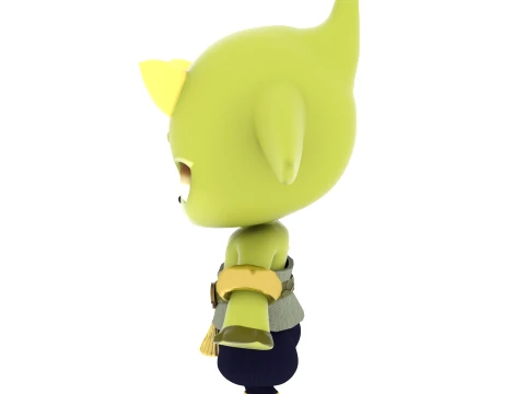 Cartoon characters 3D Model