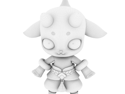 Cartoon characters 3D Model