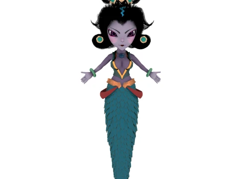 Cartoon characters 3D Model