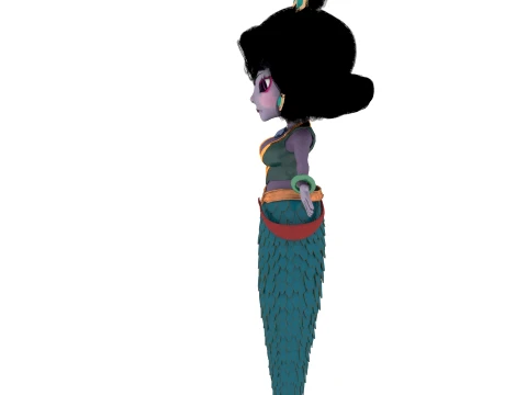 Cartoon characters 3D Model