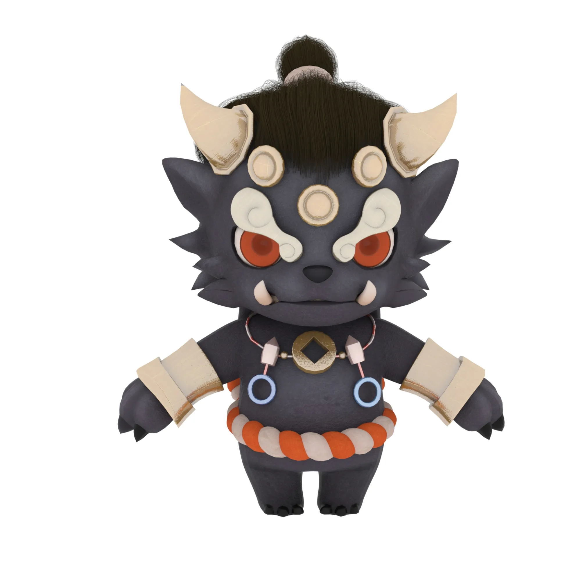 Cartoon characters 3D Model .c4d .max .obj .3ds .fbx .stl .blend