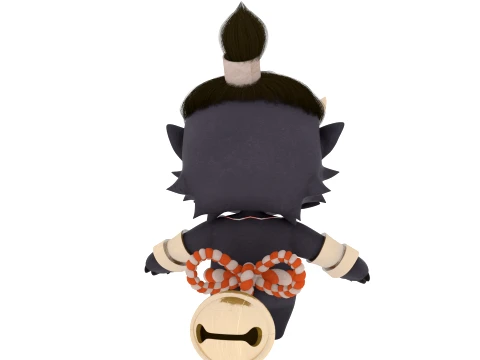 Cartoon characters 3D Model