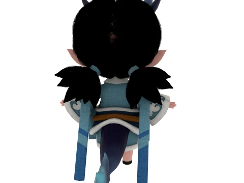 Cartoon characters 3D Model