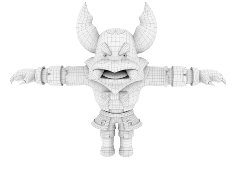 Cartoon characters 3D Model