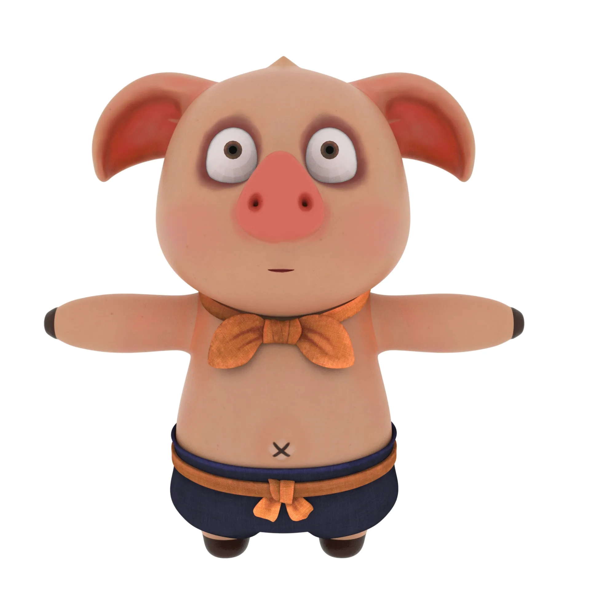 Cartoon characters 3D Model .c4d .max .obj .3ds .fbx .stl .blend