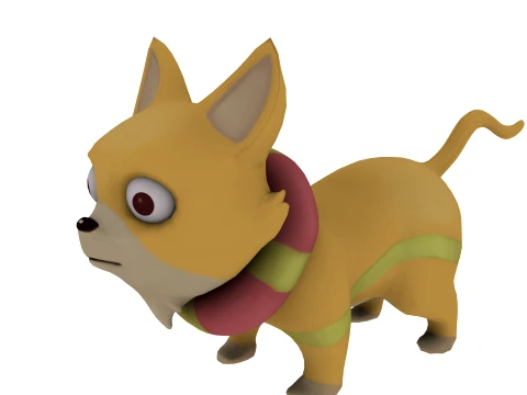 Cartoon characters 3D Model