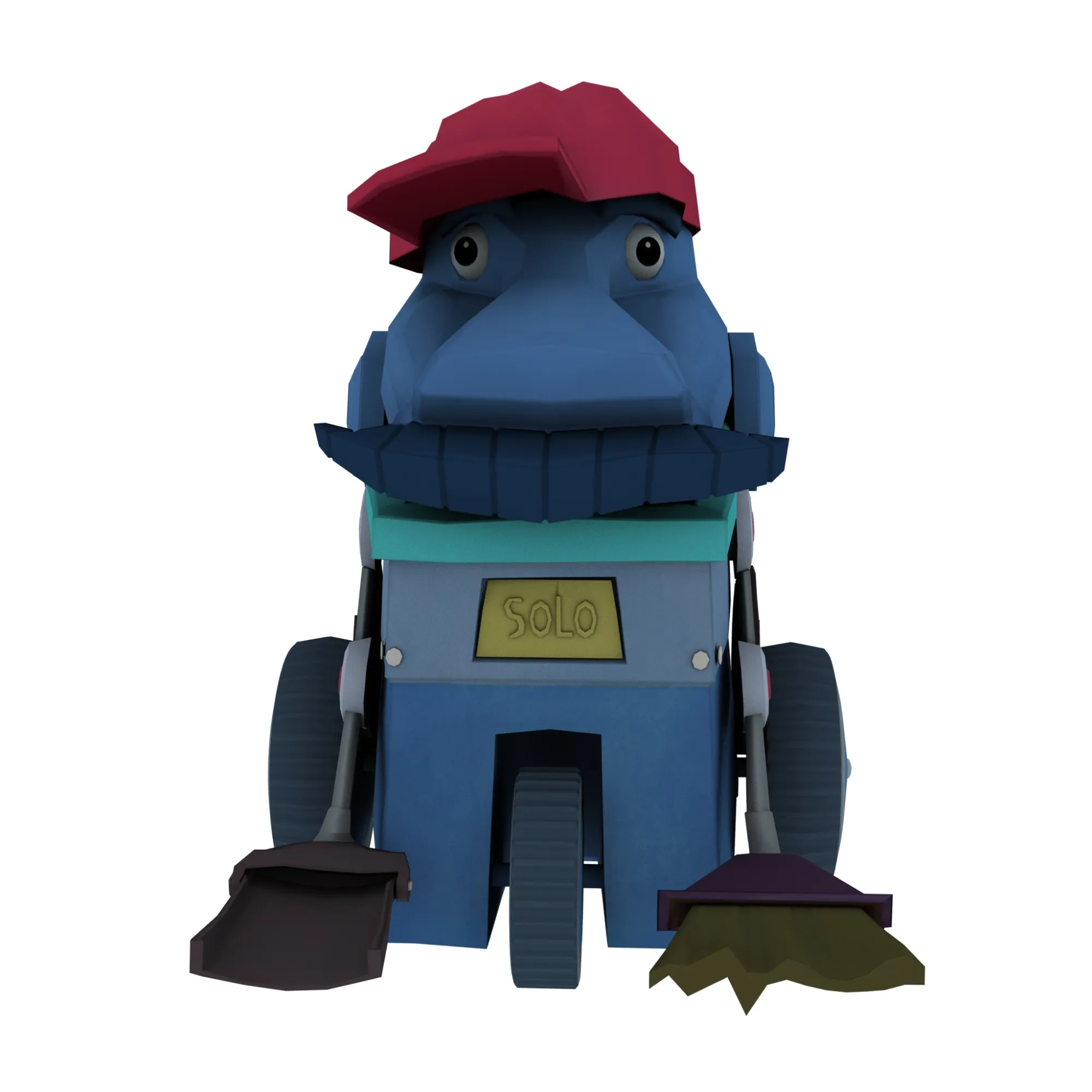 Cartoon character 3D Model .c4d .max .obj .3ds .fbx .stl .blend 