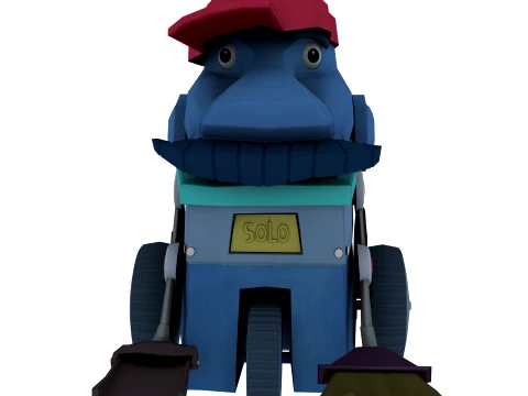 Cartoon character 3D Model
