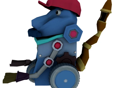 Cartoon character 3D Model