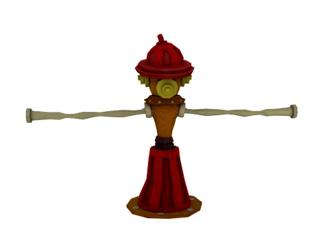 Cartoon characters 3D Model