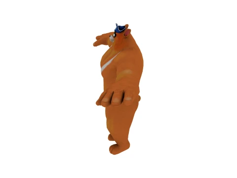 Cartoon bear 3D Model
