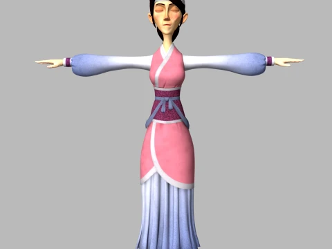 Cartoon characters Modèle 3D