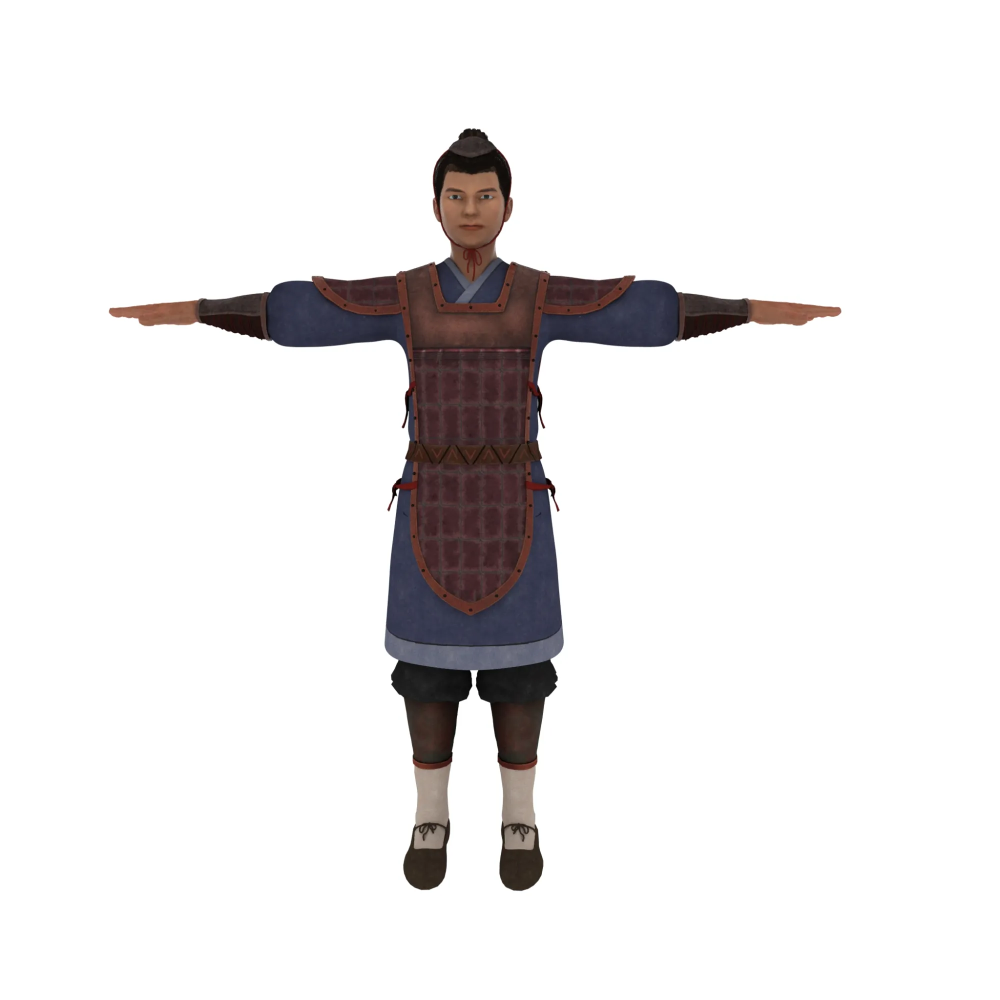 Ancient Soldier 3D Modell .c4d .max .obj .3ds .fbx .stl .blend 