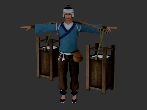 Antique dealer Modello 3D