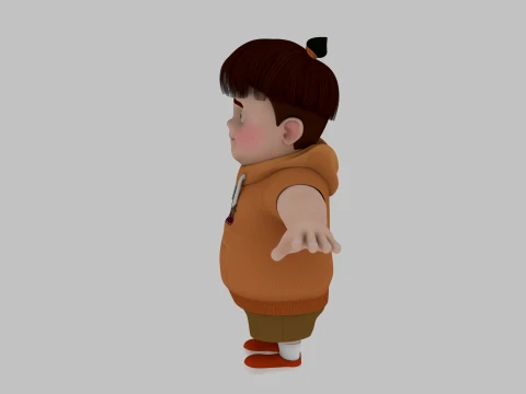 Cartoon boy 3D Model