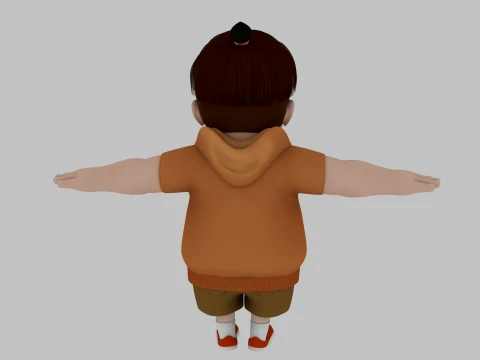 Cartoon boy 3D Model