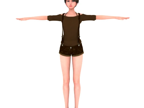 Girl Modèle 3D