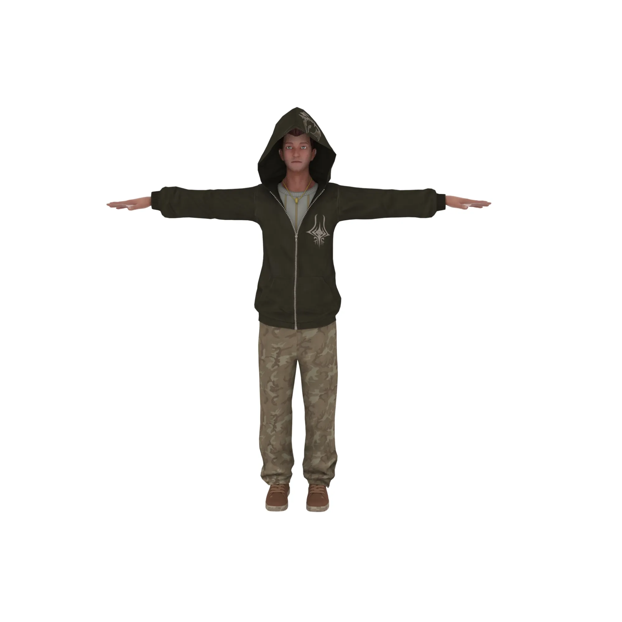 Man 3D Model .c4d .max .obj .3ds .fbx .stl .blend 