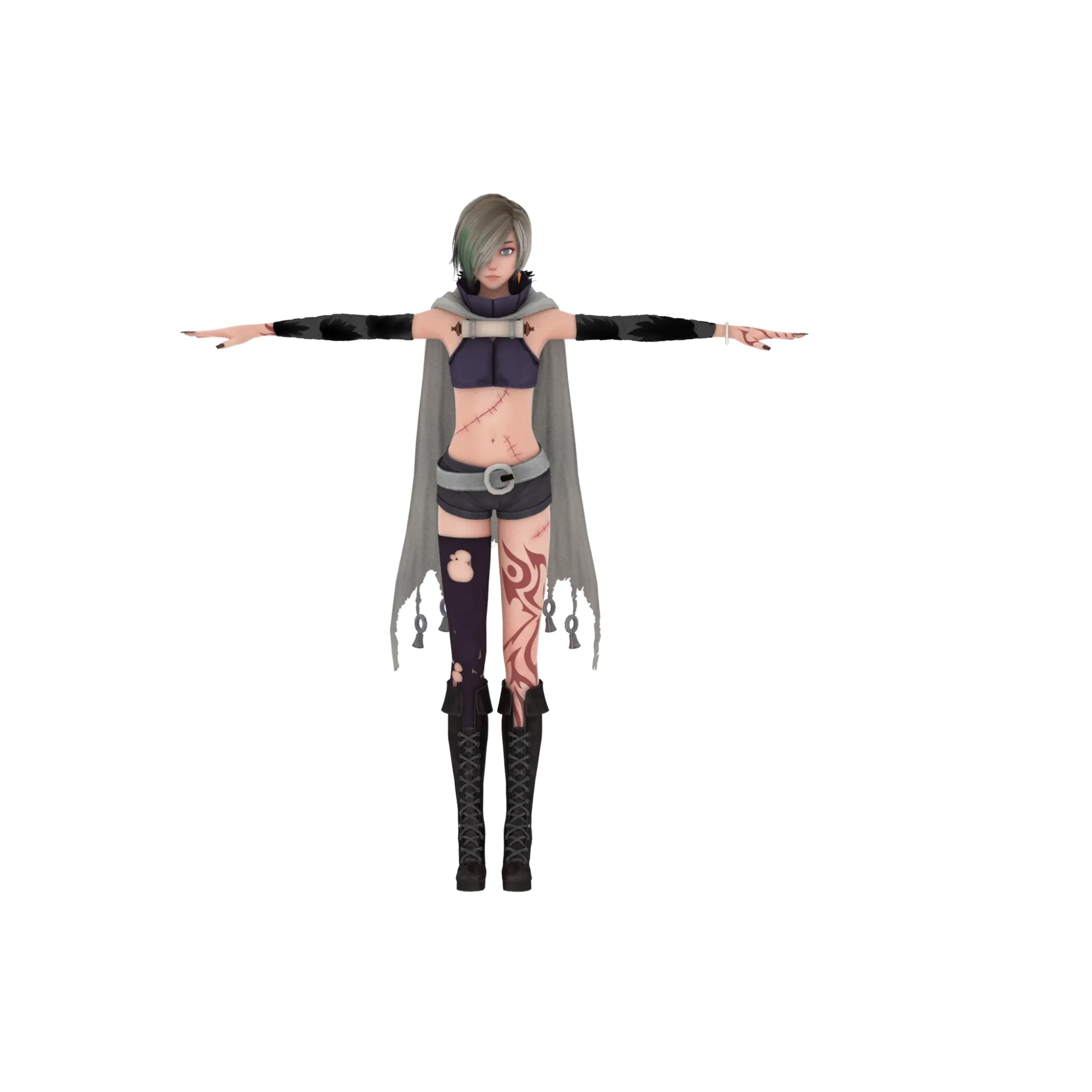 Female boss 3D Model .c4d .max .obj .3ds .fbx .stl .blend 