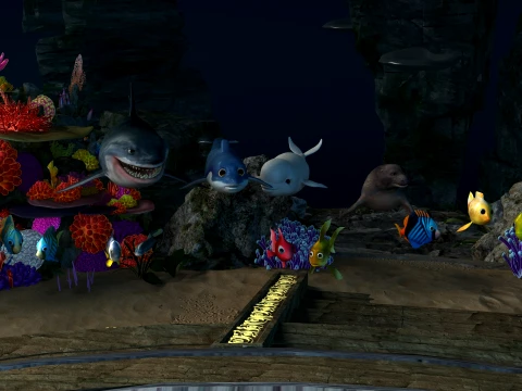 The bottom of the sea Model 3D