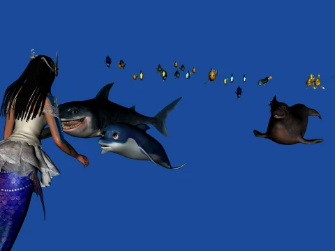 Mermaid 3D Model