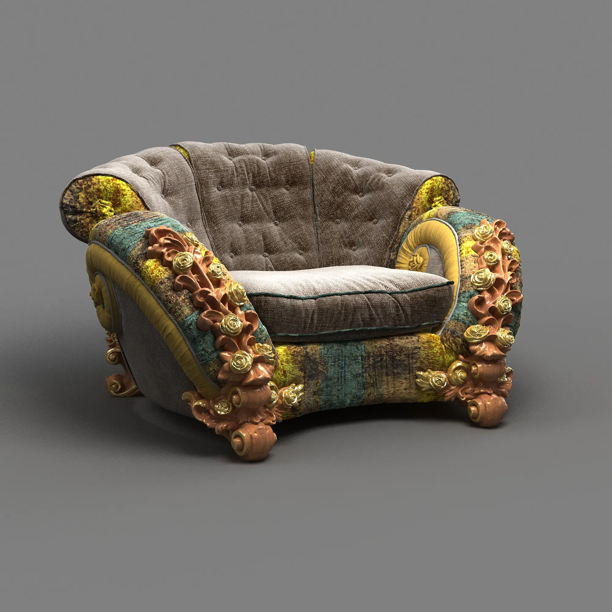 Sofe 3D Model .c4d .max .obj .3ds .fbx .stl .blend 