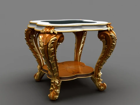 Corner table Model 3D