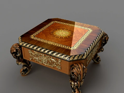 Corner table 3D Model