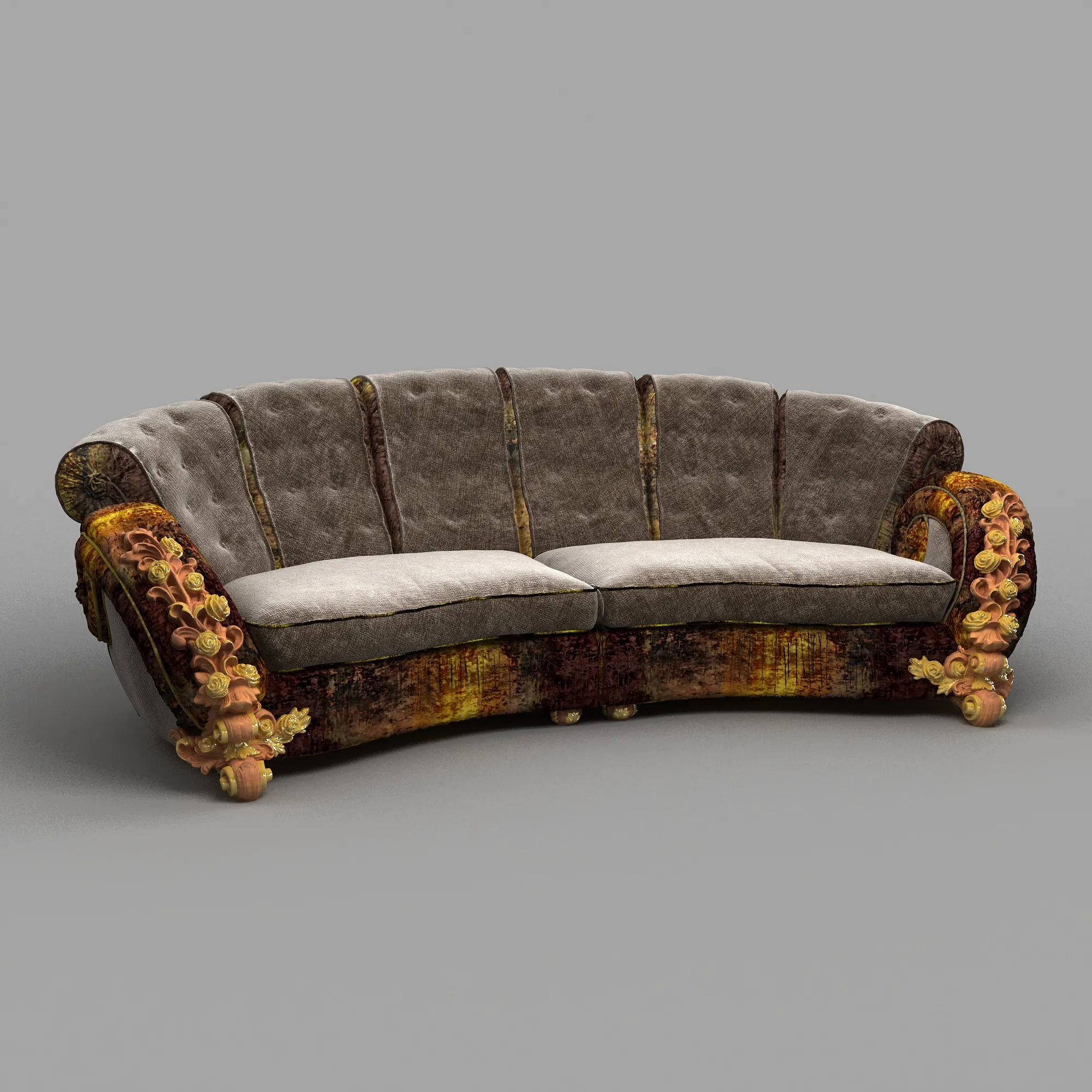 Sofe 3D Model .c4d .max .obj .3ds .fbx .stl .blend 