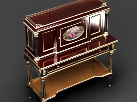 Antique Cabinet 3D Model