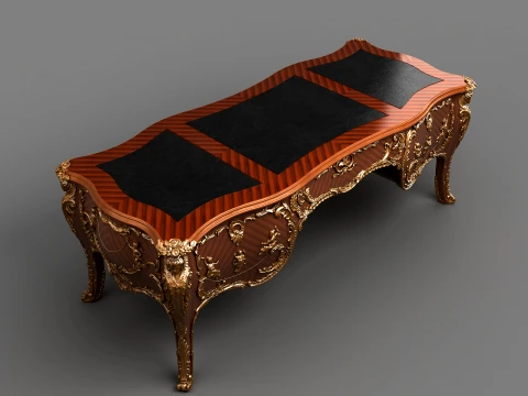 Long table 3D Model