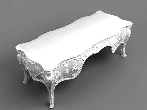 Long table 3D Model