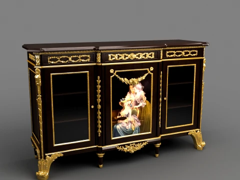 Antique Cabinet 3Dモデル