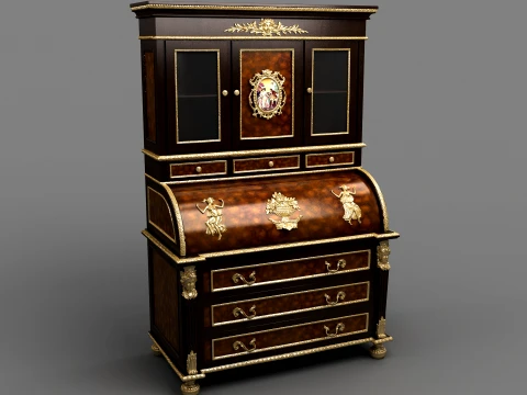 Antique Cabinet Model 3D