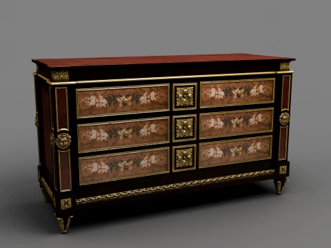 Antique Cabinet Model 3D