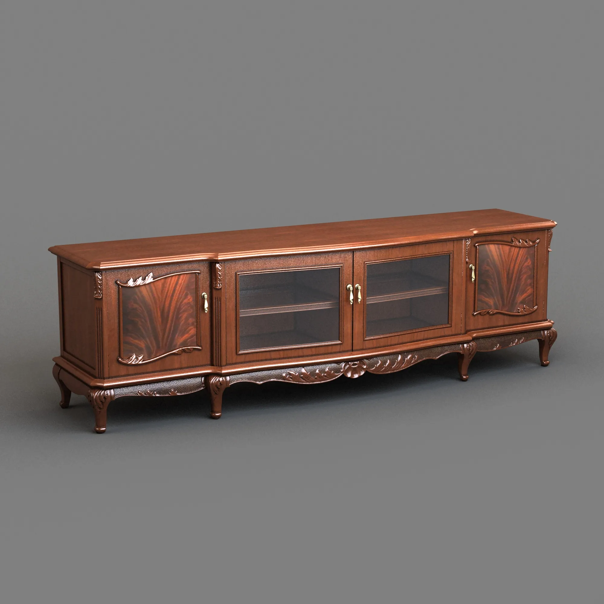 TV stand 3D Model .c4d .max .obj .3ds .fbx .stl .blend 
