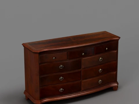 Chest of drawers 3D Model