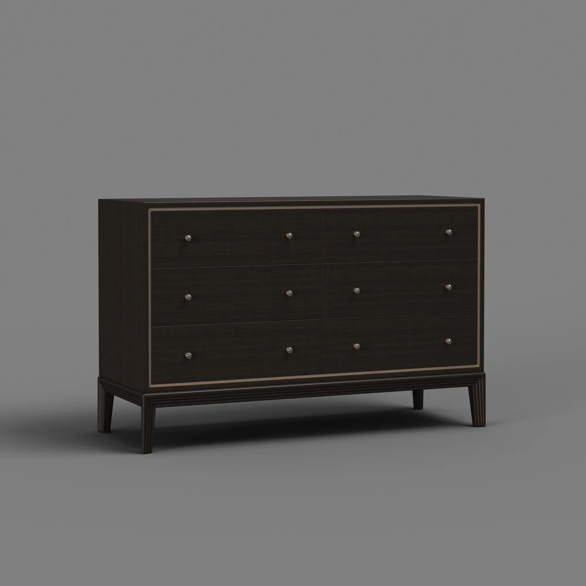 Chest of drawers 3D Model .c4d .max .obj .3ds .fbx .stl .blend 