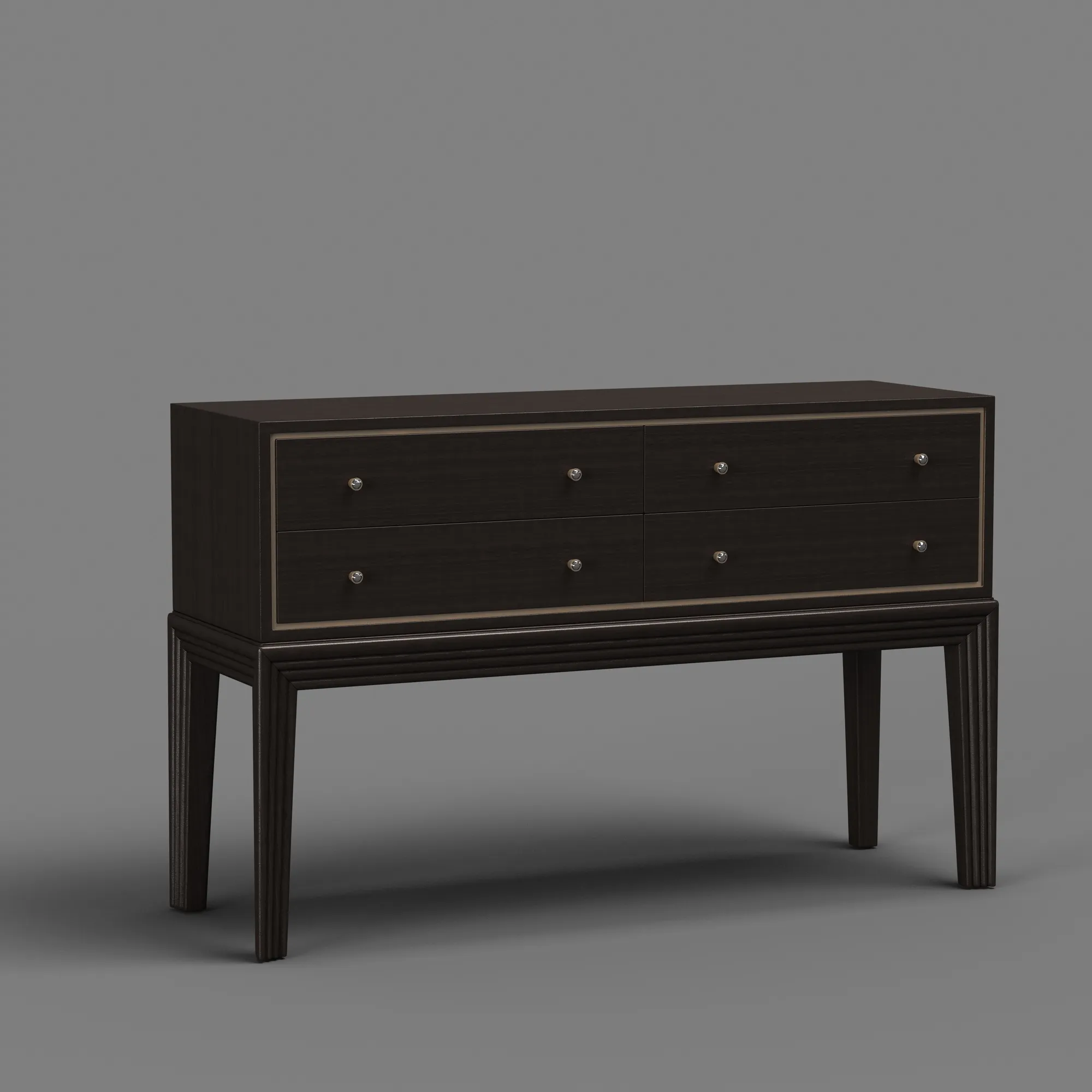 Chest of drawers 3D Model .c4d .max .obj .3ds .fbx .stl .blend 