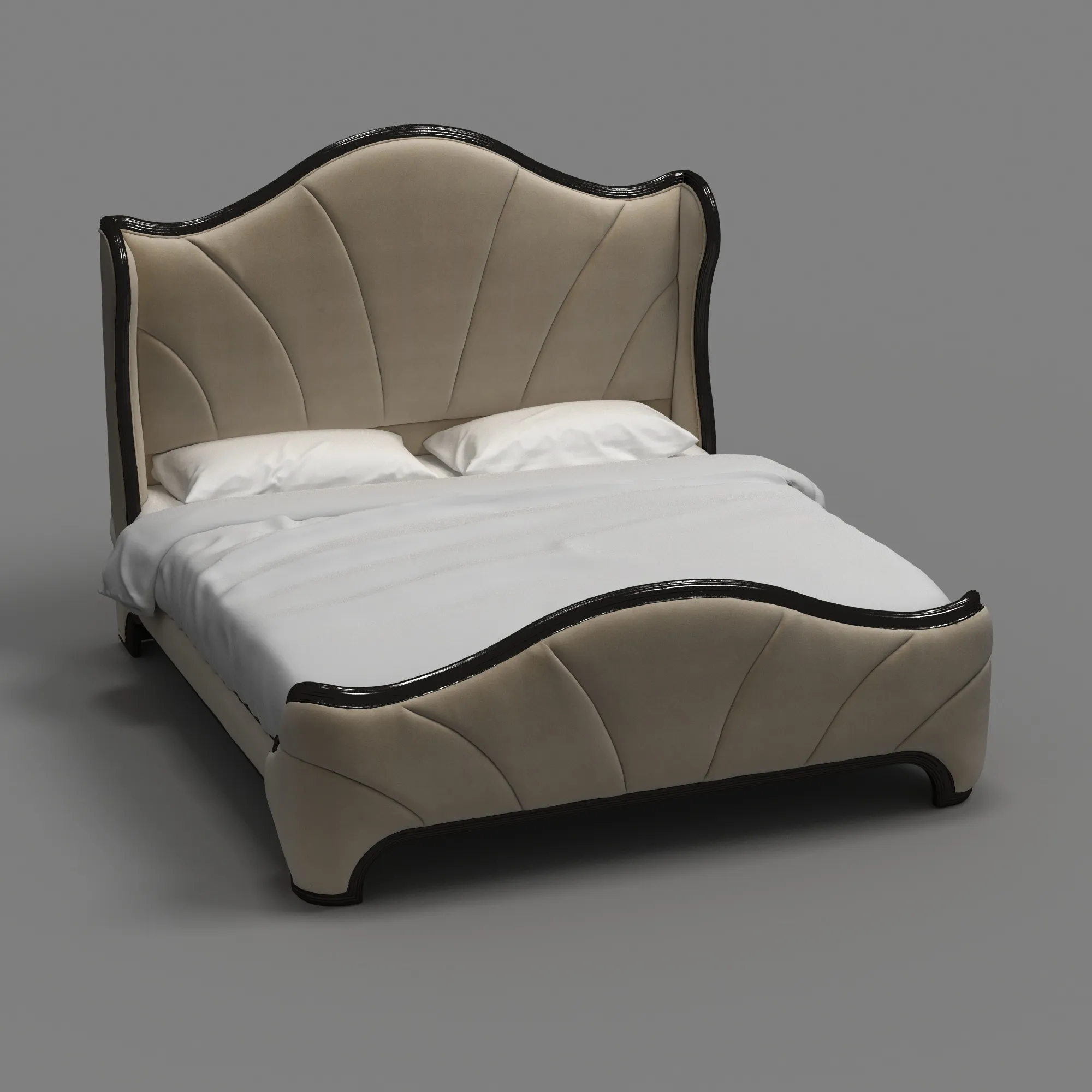 Bed 3D Model .c4d .max .obj .3ds .fbx .stl .blend 