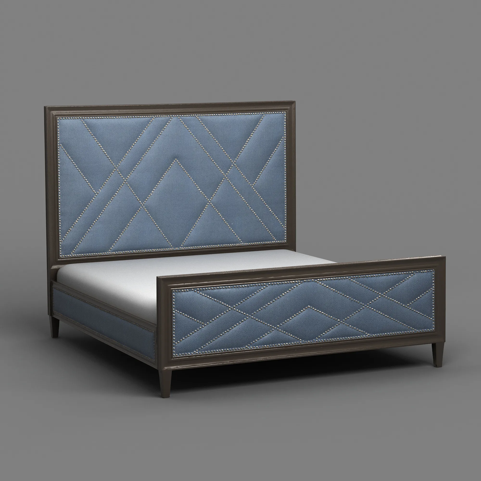 Bed 3D Model .c4d .max .obj .3ds .fbx .stl .blend 