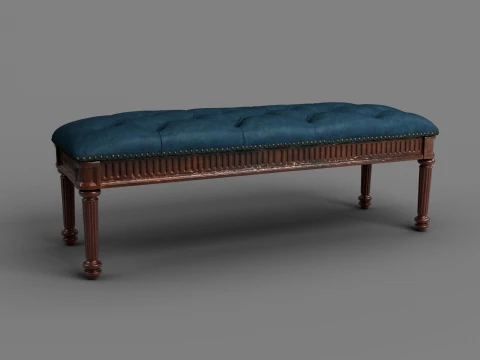 Footstool Model 3D