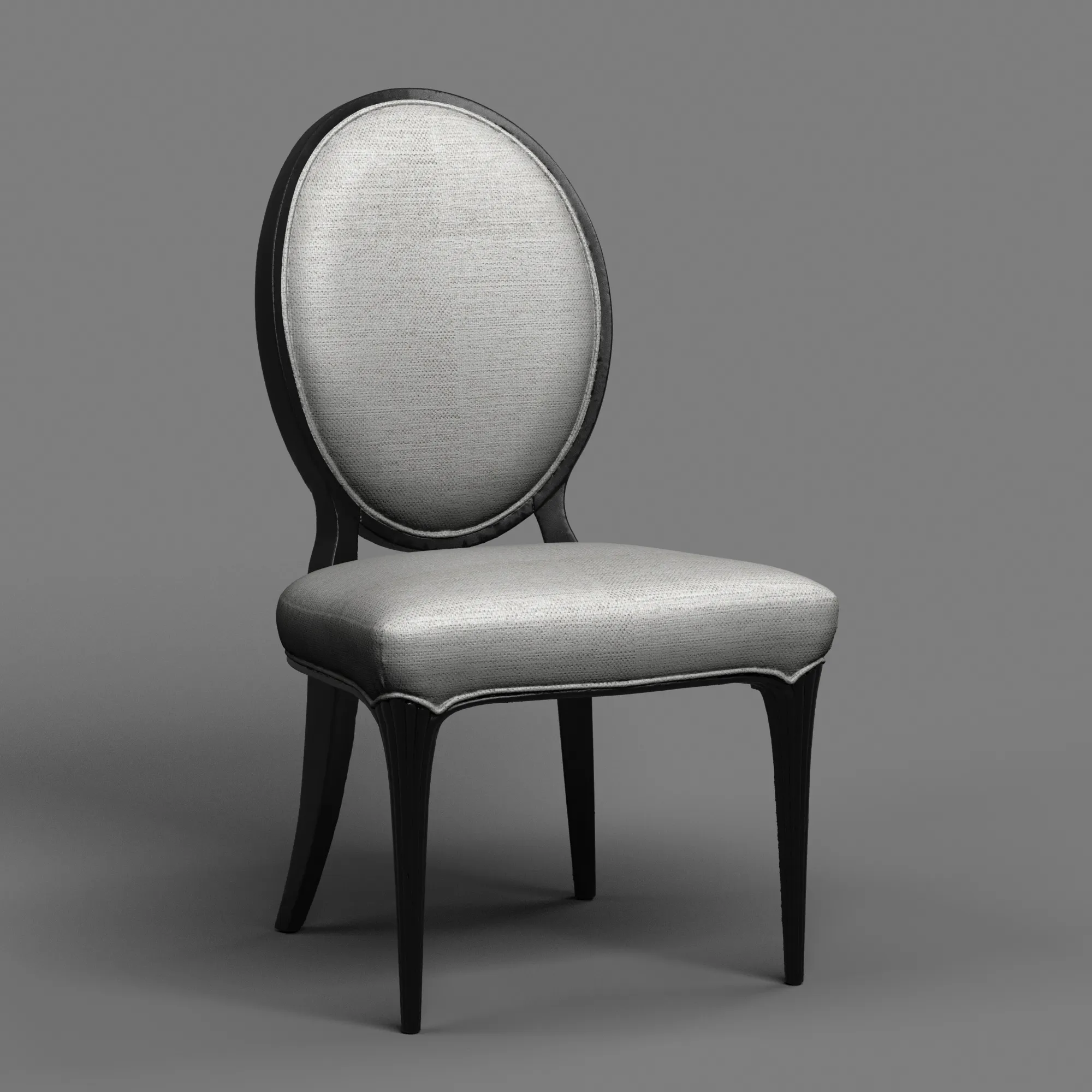 Dining Chair 3D Model .c4d .max .obj .3ds .fbx .stl .blend