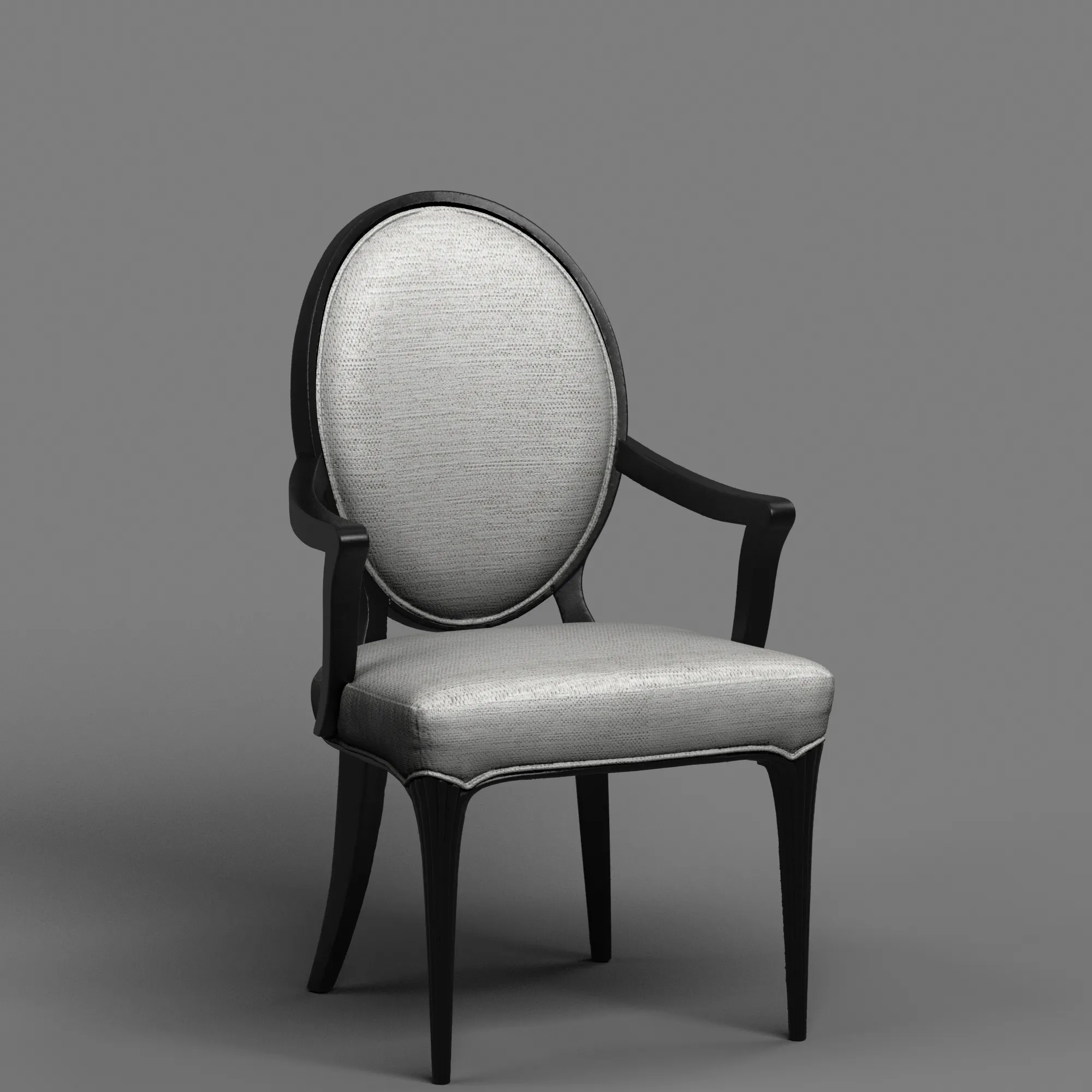 Dining Chair 3D Model .c4d .max .obj .3ds .fbx .stl .blend 